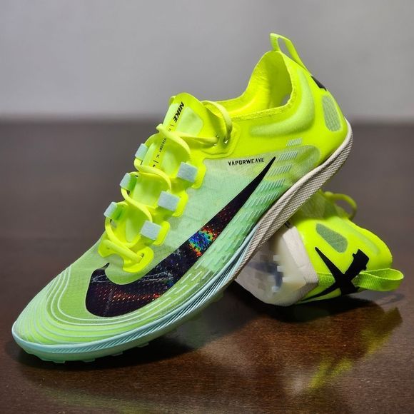 Nike Zoom Victory Waffle 5 Track Running Shoes Volt Black AJ0846-702 women’s 6.5 - Picture 16 of 16